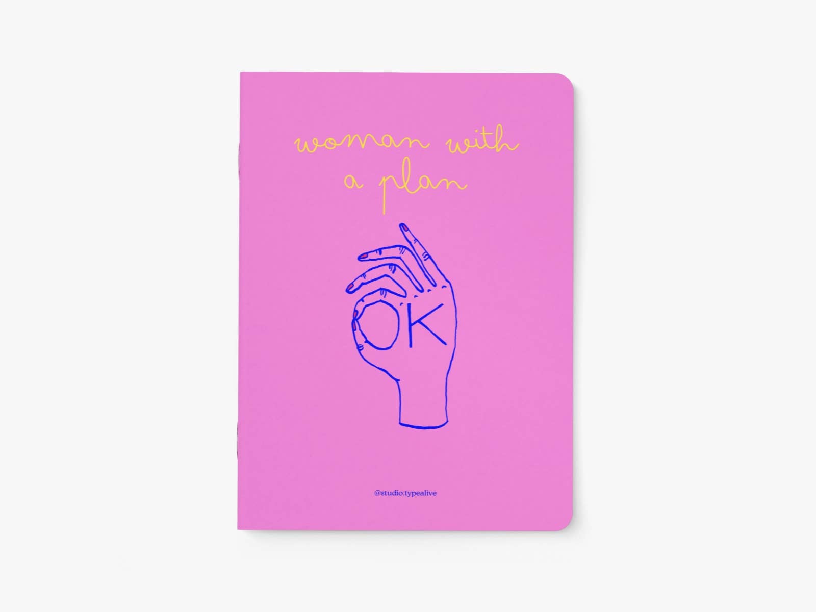 Notatbok "Woman With A Plan"