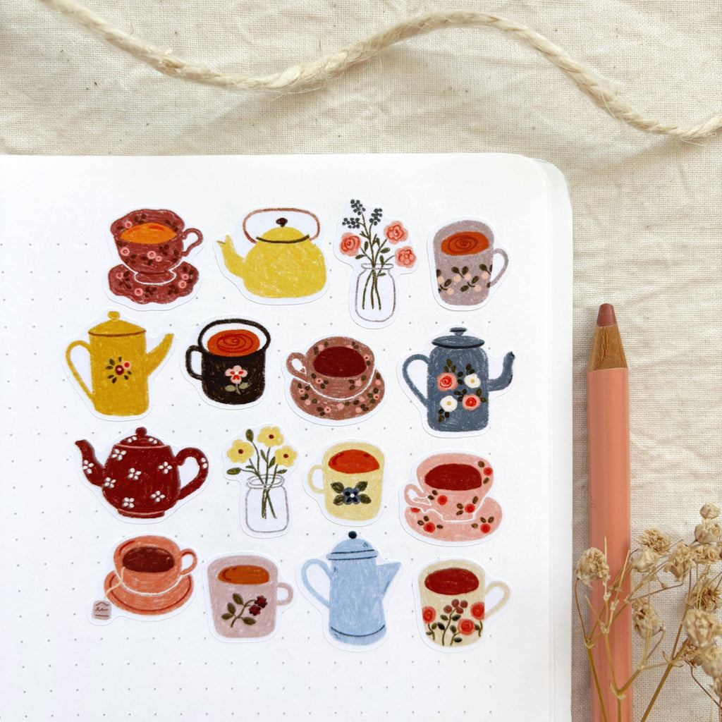 Little Teacups klistremerker