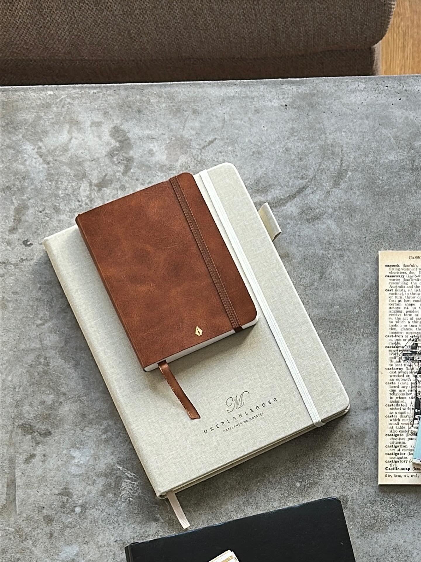 Notatbok Burde Deluxe Cognac A6