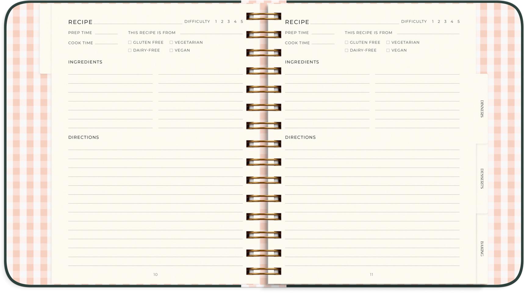 My recipes Oppskriftsbok | BURDE