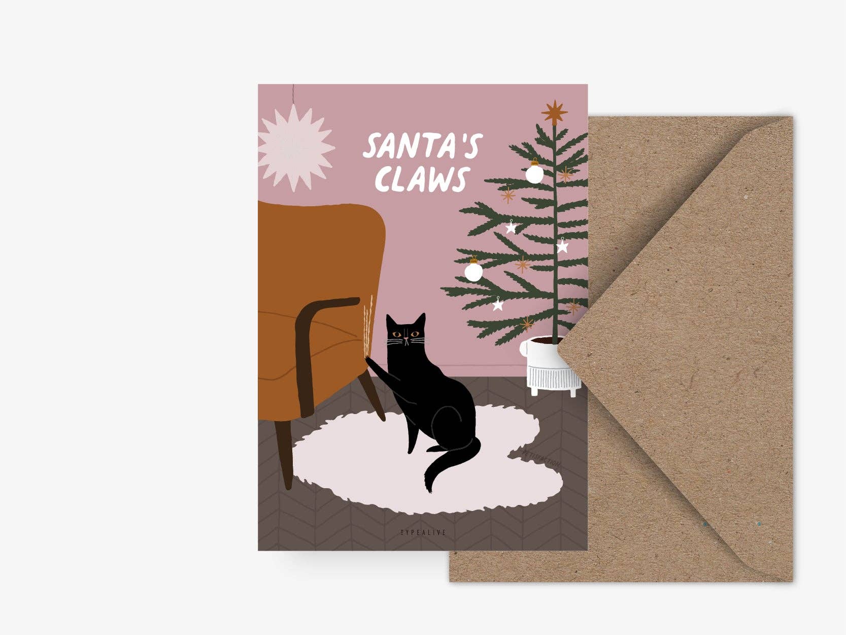 Kort “Cats” Santas Claws