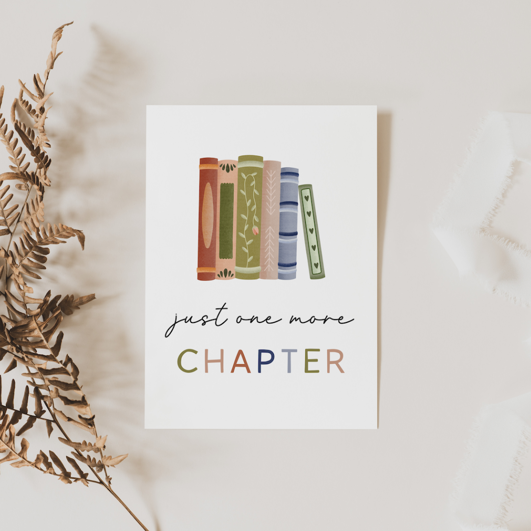 “One more chapter” | Kort med konvolutt