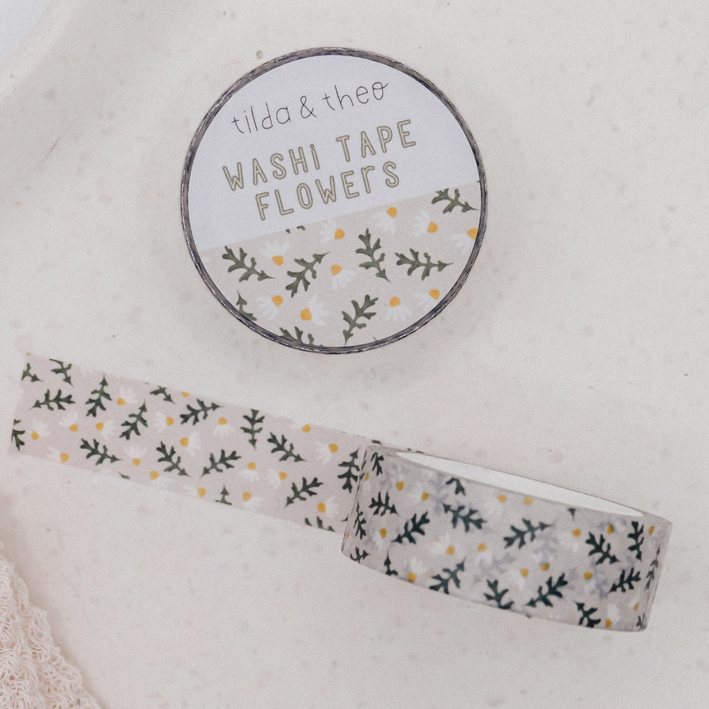 Washi tape Blomster