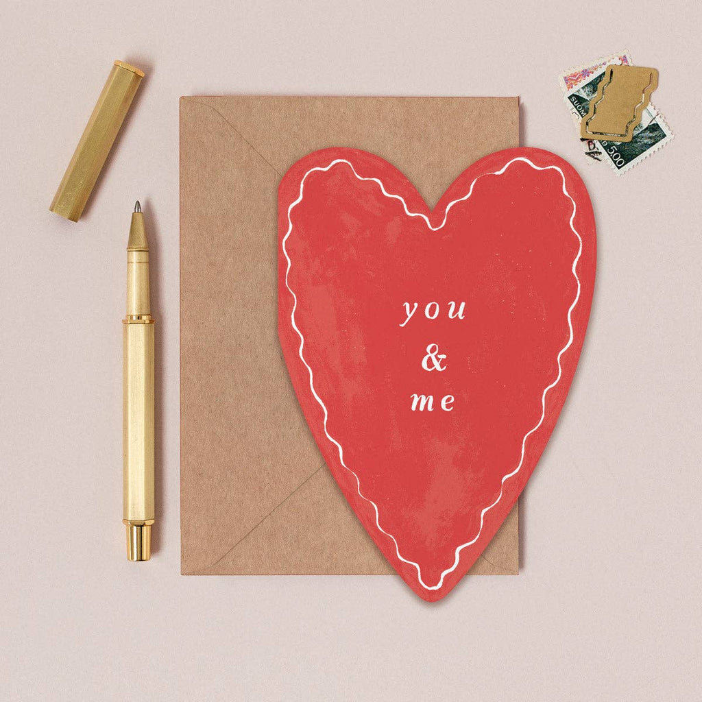 You & Me Heart | Kort med konvolutt
