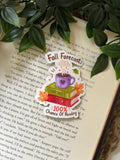 100% chance of reading | Vinyl klistremerke