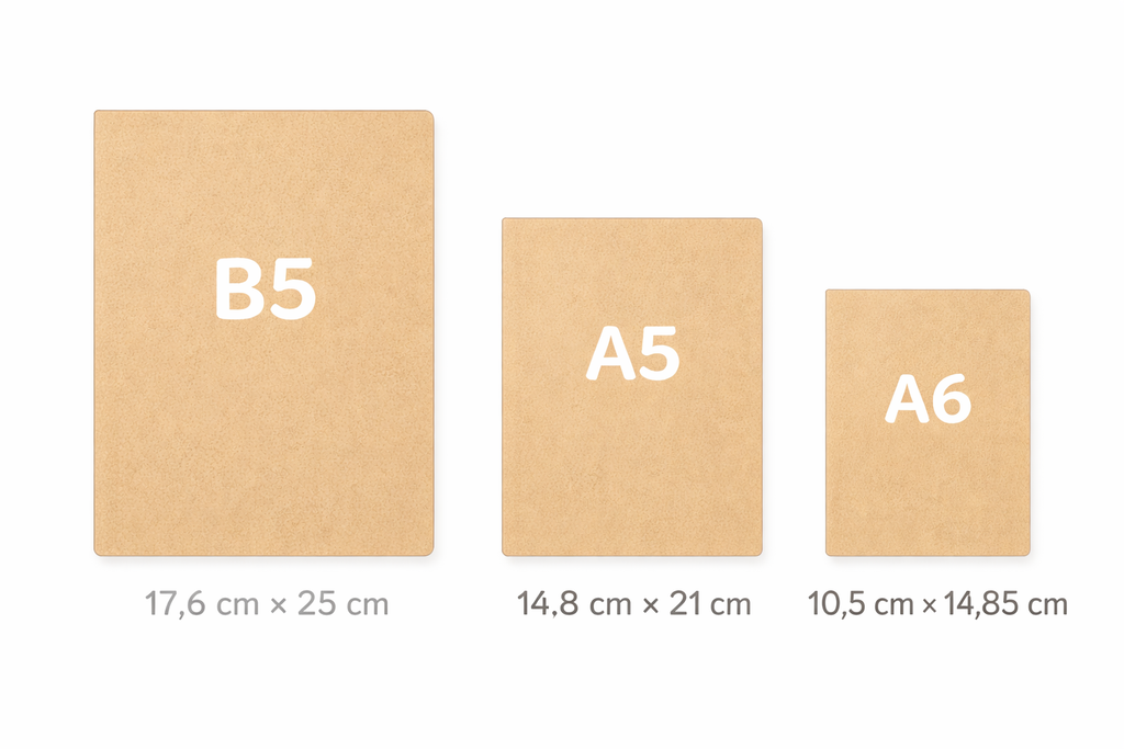 Notatbok Burde Deluxe Cognac A6