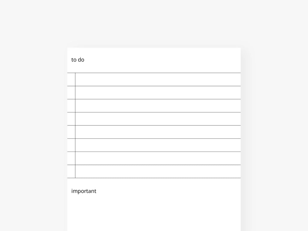Notatblokk "Plain"