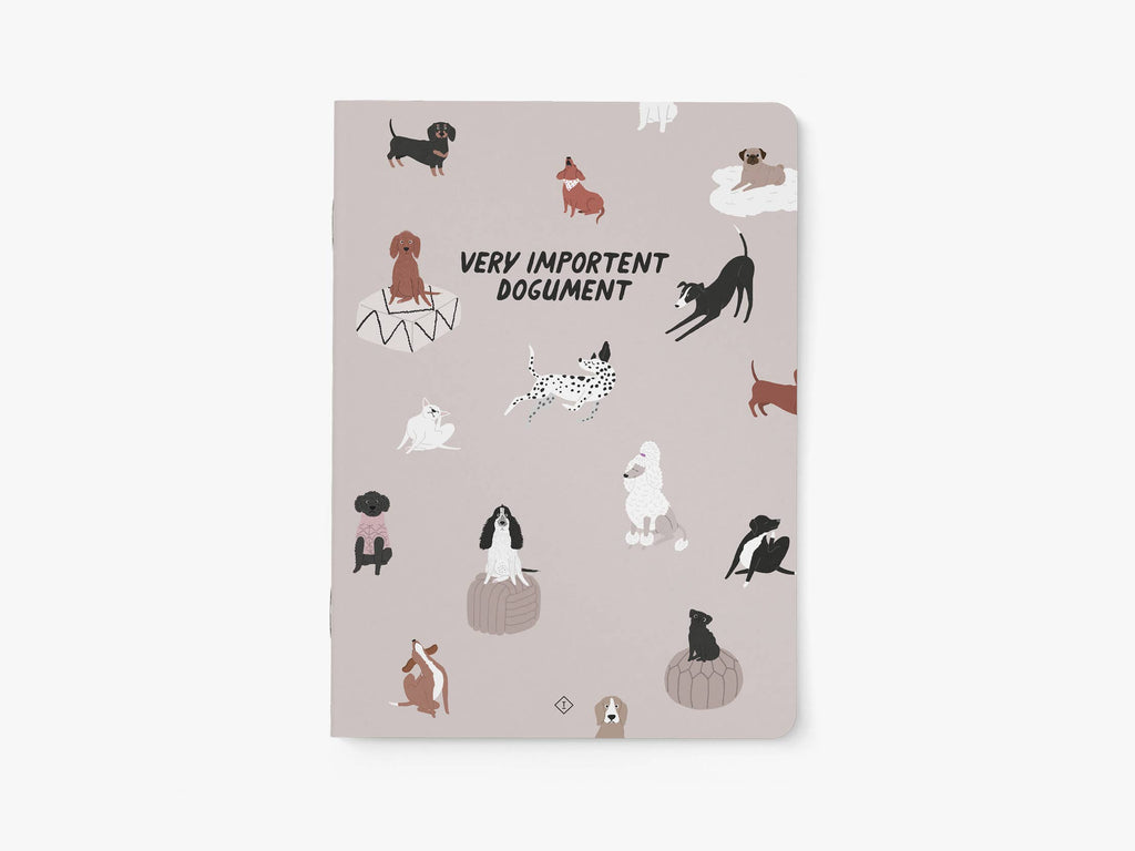 Notatbok "Very important DOGument"