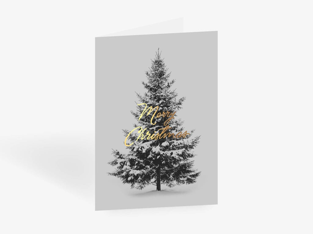Merry Christmas | Dobbelt kort med konvolutt