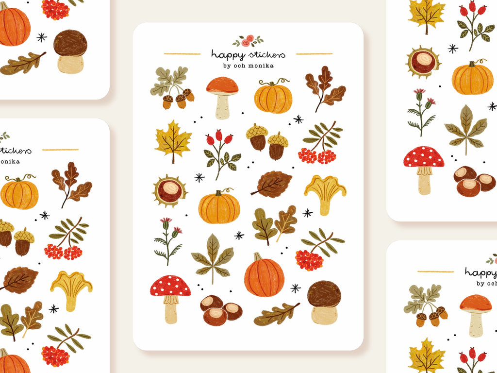Autumn Treasures klistremerker