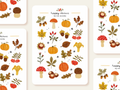 Autumn Treasures klistremerker