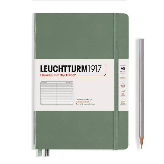 Leuchtturm1917 A5 Linjert Hardcover Notatbok