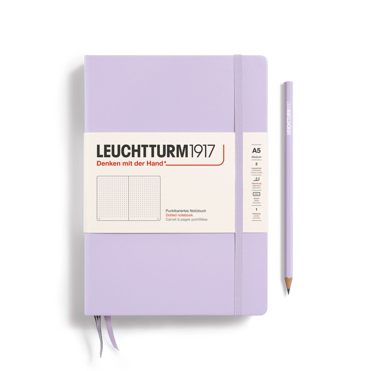 Leuchtturm1917 A5 Linjert Hardcover Notatbok